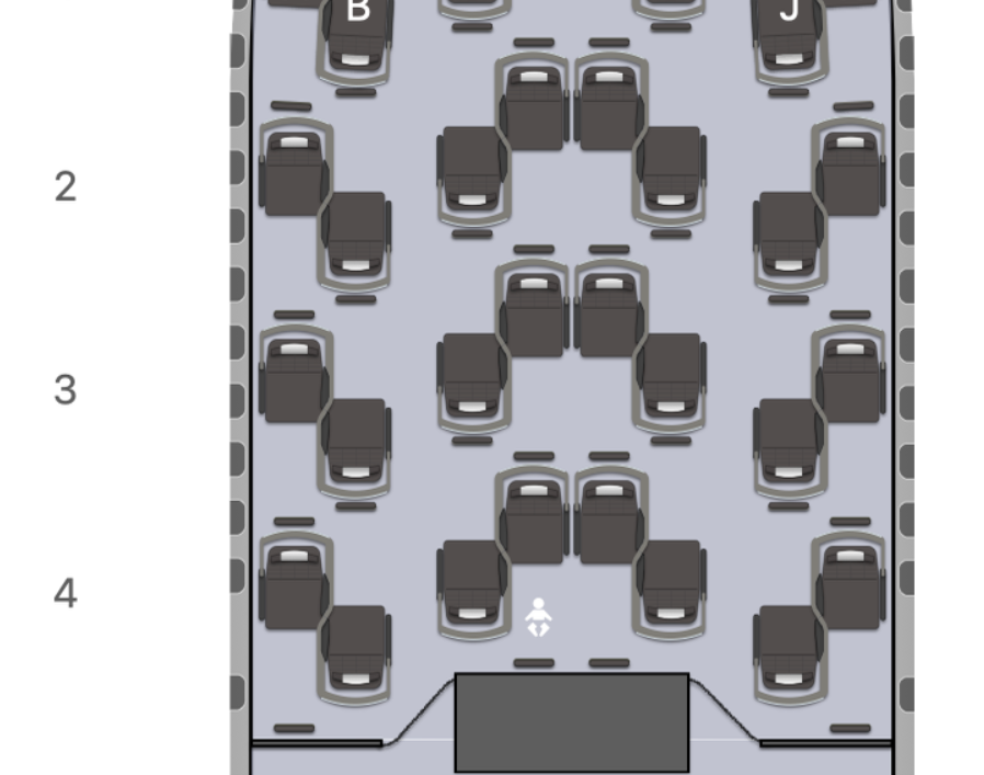 British Airways Yin-Yang Business Class seating